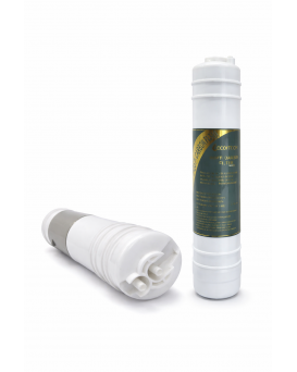 Necotech Inline Post Carbon Filter Cartridge | Final Stage Taste & Odor Removal Filter | Coconut Shell Activated Carbon | Universal RO Water Purifier Compatible